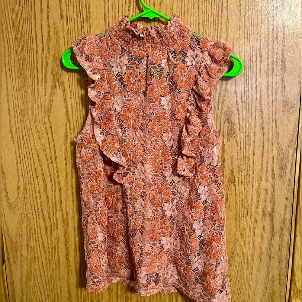 Adorable Lacey ruffled blouse